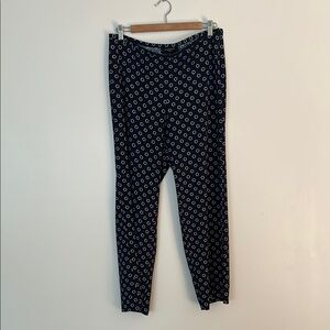 Talbots Indigo Life Savers Print Slacks